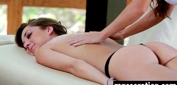  Sensual Oil Massage turns to Hot Lesbian action 8